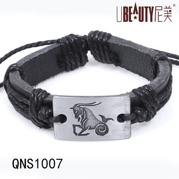 bracelet twelve cowhide bracelet personalized handmade jewelry mixed batch alloy, Golden;silver
bracelet twelve cowhide bracelet personalized handmade jewelry mixed batch alloy, Golden;silver