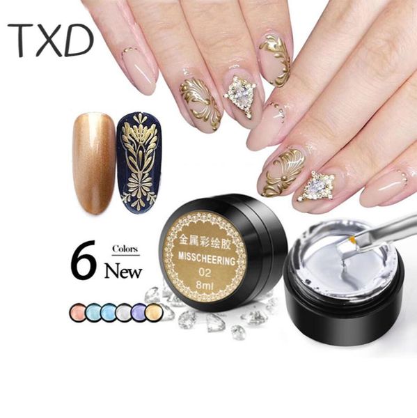 nail gel txd 8ml glitter polish mixed varnish shiny primer art potherapy semi-permanent metal glue, Red;pink
nail gel txd 8ml glitter polish mixed varnish shiny primer art potherapy semi-permanent metal glue, Red;pink