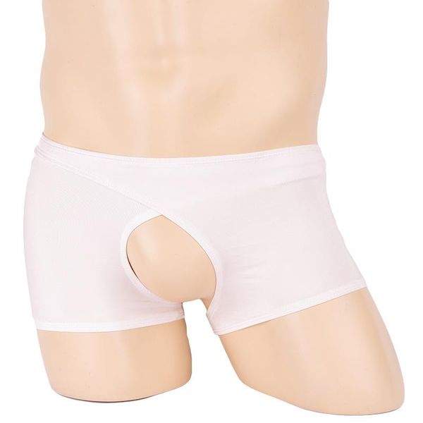 underpants erotic lingerie man thong underwear ice silk comfortable breathable mens crossing open crotch back boxer brief, Black;white
underpants erotic lingerie man thong underwear ice silk comfortable breathable mens crossing open crotch back boxer brief, Black;white