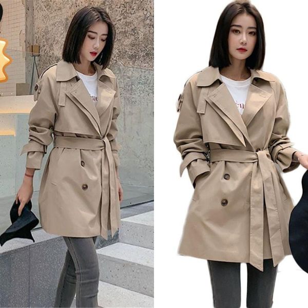 women's trench coats winterspring women coat fashion ladies turn-down collar double breasted long female casual outerwears m228, Tan;black
women's trench coats winterspring women coat fashion ladies turn-down collar double breasted long female casual outerwears m228, Tan;black