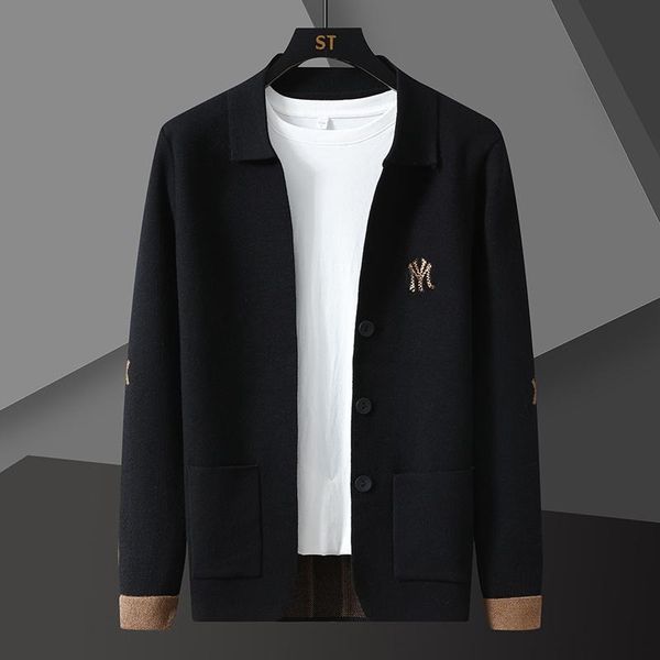 men's sweaters brand sweater jacket letter knitwear cardigan autumn winter long sleeve slim fit business casual sweatercoat male clothi, White;black
men's sweaters brand sweater jacket letter knitwear cardigan autumn winter long sleeve slim fit business casual sweatercoat male clothi, White;black