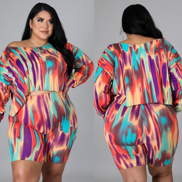 plus size tracksuits 2 piece set women summer track suit long sleeve + jogging shorts tie dye printed matching outfits xl~5xl, Black
plus size tracksuits 2 piece set women summer track suit long sleeve + jogging shorts tie dye printed matching outfits xl~5xl, Black