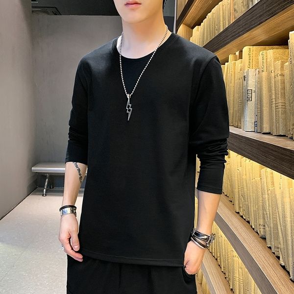 u2gd autumn men's t-shirts) autumn cotton clothes cotton men's long sleeve t-shirtsimple round neck fashion casual fit youth trend, White;black
u2gd autumn men's t-shirts) autumn cotton clothes cotton men's long sleeve t-shirtsimple round neck fashion casual fit youth trend, White;black