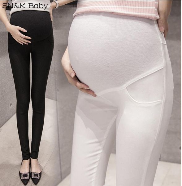 maternity bottoms high waist pregnant women slim black white cotton tight trousers clothes elastic pants
maternity bottoms high waist pregnant women slim black white cotton tight trousers clothes elastic pants
