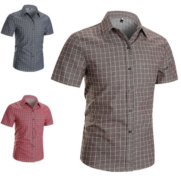 men's shirt european summer product in men's fashion casual plaid short sleeve shirt c64, White;black
men's shirt european summer product in men's fashion casual plaid short sleeve shirt c64, White;black