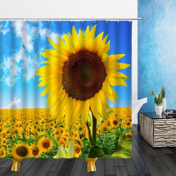 summer flowers bathroom shower curtain waterproof polyester blue sky yellow sunflower 3d bath screen curtains
summer flowers bathroom shower curtain waterproof polyester blue sky yellow sunflower 3d bath screen curtains