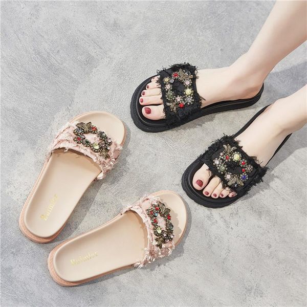 shoes woman 2021 slippers soft low pantofle glitter slides platform on a wedge fashion comfort jelly luxury rubber pu basic, Black
shoes woman 2021 slippers soft low pantofle glitter slides platform on a wedge fashion comfort jelly luxury rubber pu basic, Black