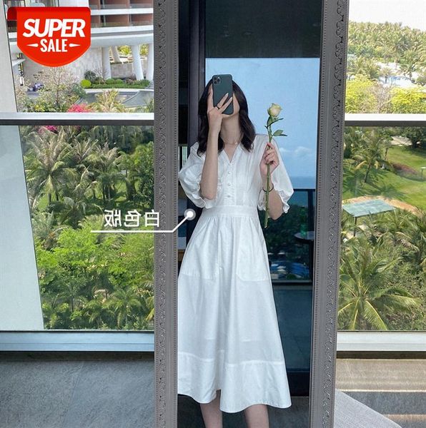 net celebrity same style dress women's v-neck puff sleeve fashion trendy slim temperament long skirt a-line #qg2d, Black;gray
net celebrity same style dress women's v-neck puff sleeve fashion trendy slim temperament long skirt a-line #qg2d, Black;gray