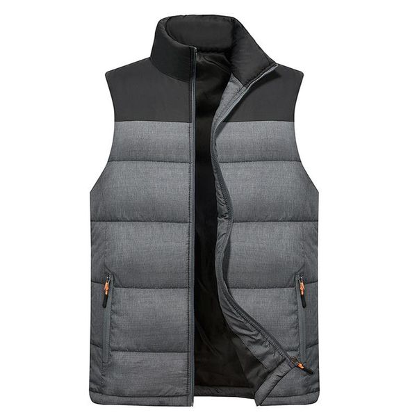 men's vests men winter male waistcoats clothing stand collar zipper patchwork casual man outerwear clothes, Black;white
men's vests men winter male waistcoats clothing stand collar zipper patchwork casual man outerwear clothes, Black;white