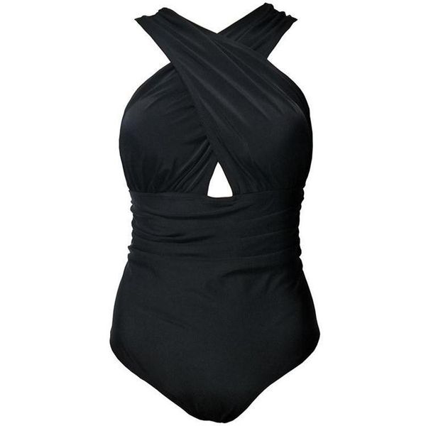 2021 fattening cross belly covering nylon quality large size solid color swimsuit, Red;black
2021 fattening cross belly covering nylon quality large size solid color swimsuit, Red;black