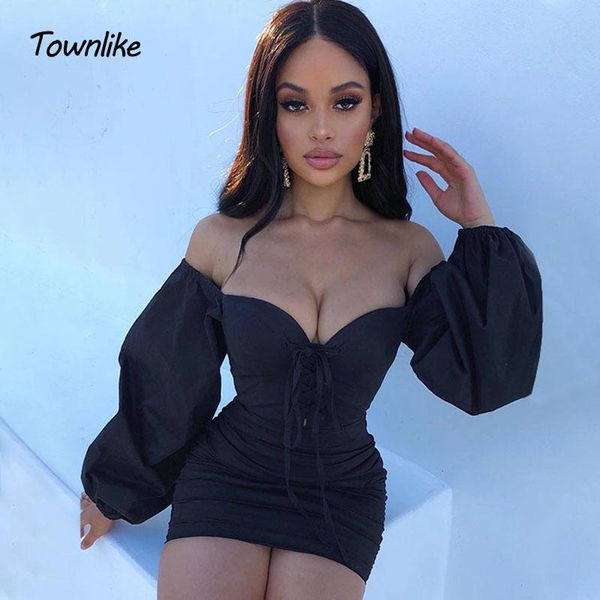 casual dresses townlike white lace up dress for women off shoulder mini backless summer 2021 pleated bodycon party vestidos, Black;gray
casual dresses townlike white lace up dress for women off shoulder mini backless summer 2021 pleated bodycon party vestidos, Black;gray