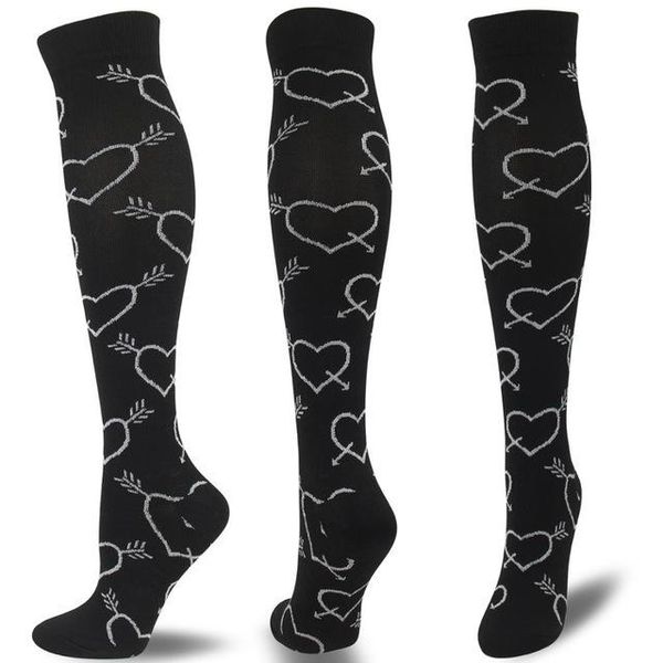 compression socks graduated pressure stockings running crossfit fitness athletic & for men women flight travels men's, Black
compression socks graduated pressure stockings running crossfit fitness athletic & for men women flight travels men's, Black