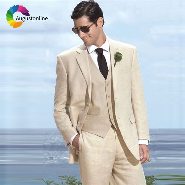 men's suits & blazers slim fit linen wedding men beach groom wear tuxedos 3 pieces (jacket+pants+vest) bridegroom prom blazer best, White;black
men's suits & blazers slim fit linen wedding men beach groom wear tuxedos 3 pieces (jacket+pants+vest) bridegroom prom blazer best, White;black