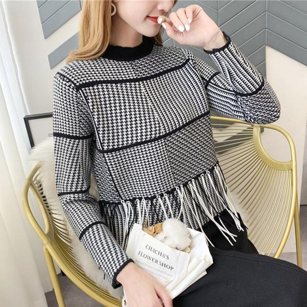 women's sweaters 1215364 (3rd floor, 8th h district, 1st floor) actual po of style knitted sweater in autumn, 2021 korean tx, White;black
women's sweaters 1215364 (3rd floor, 8th h district, 1st floor) actual po of style knitted sweater in autumn, 2021 korean tx, White;black