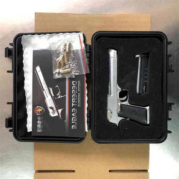 58alloy empire desert eagle 1:2.05 rotating shell throwing toy pistol metal simulation full disassembly model
58alloy empire desert eagle 1:2.05 rotating shell throwing toy pistol metal simulation full disassembly model