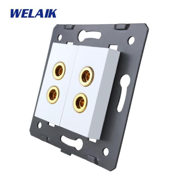 smart home control welaik eu-standard 2speaker-socket diy-parts parts-wall speaker-socket without-glass-panel a82sow/b
smart home control welaik eu-standard 2speaker-socket diy-parts parts-wall speaker-socket without-glass-panel a82sow/b