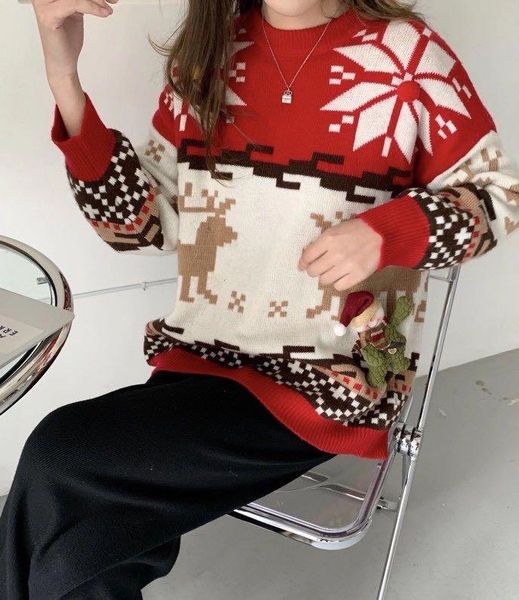 fashion women's sweaters 2021 runway luxury european design party style clothing, White;black
fashion women's sweaters 2021 runway luxury european design party style clothing, White;black