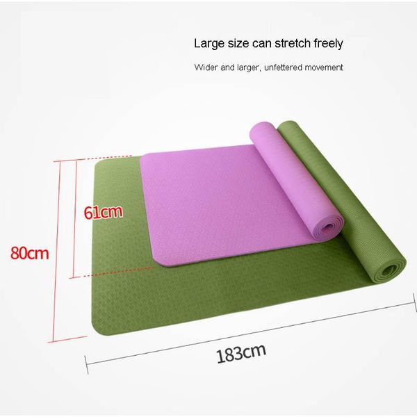 yoga mats widened and thickened non-slip tpe mat, fitness pilates environmentally friendly tasteless
yoga mats widened and thickened non-slip tpe mat, fitness pilates environmentally friendly tasteless