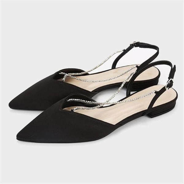 sandals cross metal chain design women flat casual summer shoes pointed toe ladies dress elegant party, Black
sandals cross metal chain design women flat casual summer shoes pointed toe ladies dress elegant party, Black