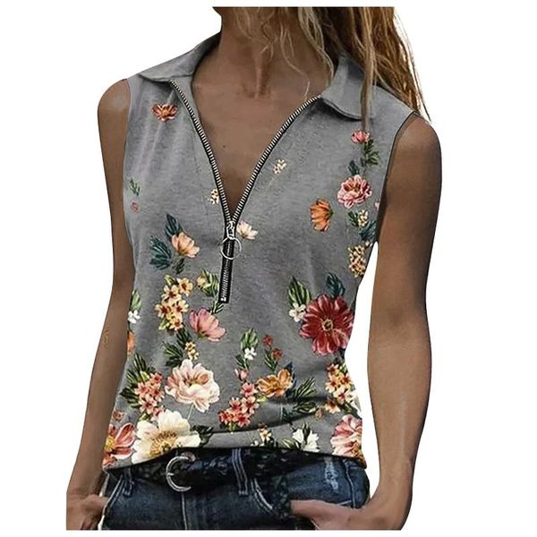 women's t-shirt 2021 fashion vintage printed zipper bluse vest pullover v-neck sleeveless casual soft 4, White
women's t-shirt 2021 fashion vintage printed zipper bluse vest pullover v-neck sleeveless casual soft 4, White