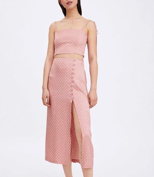 summer short polka dot two pieces set cute pink sets vacation beach camisoles tube sleeveless high waist split slim skirt women's piec, White
summer short polka dot two pieces set cute pink sets vacation beach camisoles tube sleeveless high waist split slim skirt women's piec, White