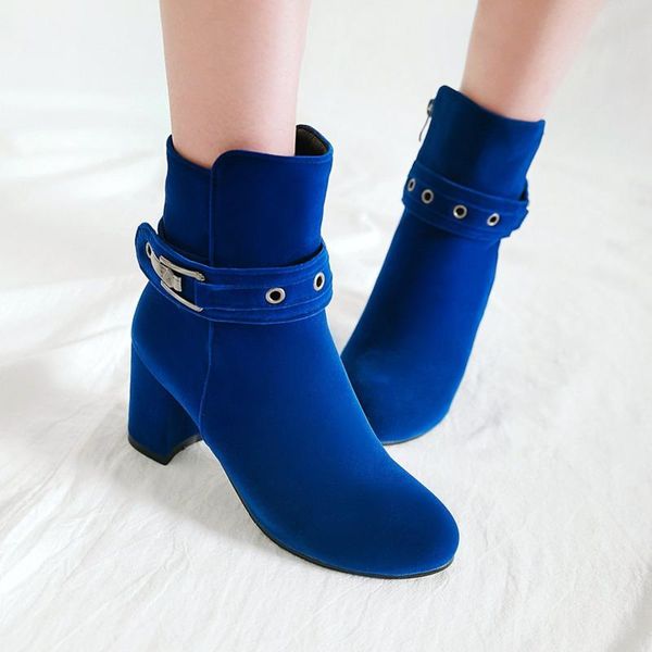flock women's booties side zipper round toe high heels ankle boots fashion casual shoes 4 colors available, Black
flock women's booties side zipper round toe high heels ankle boots fashion casual shoes 4 colors available, Black
