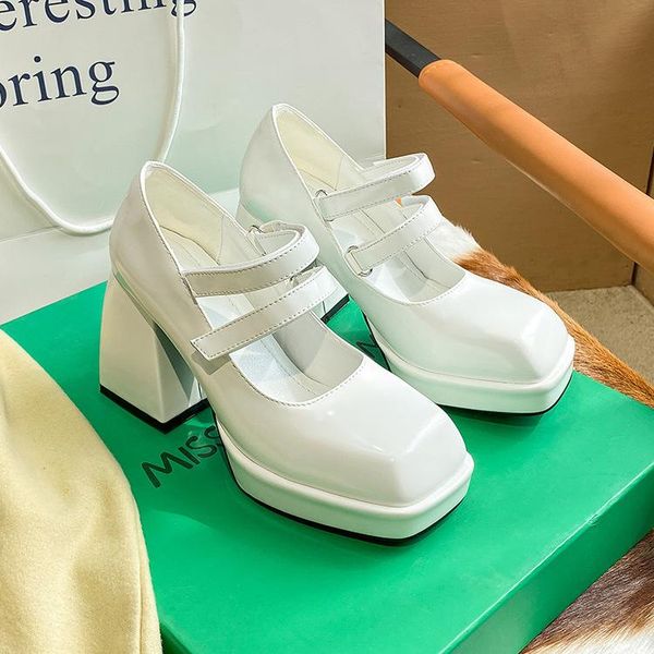 design fashion mary jane women's shoes pu leather square toe high heels women pumps ladies dress party retro, Black
design fashion mary jane women's shoes pu leather square toe high heels women pumps ladies dress party retro, Black