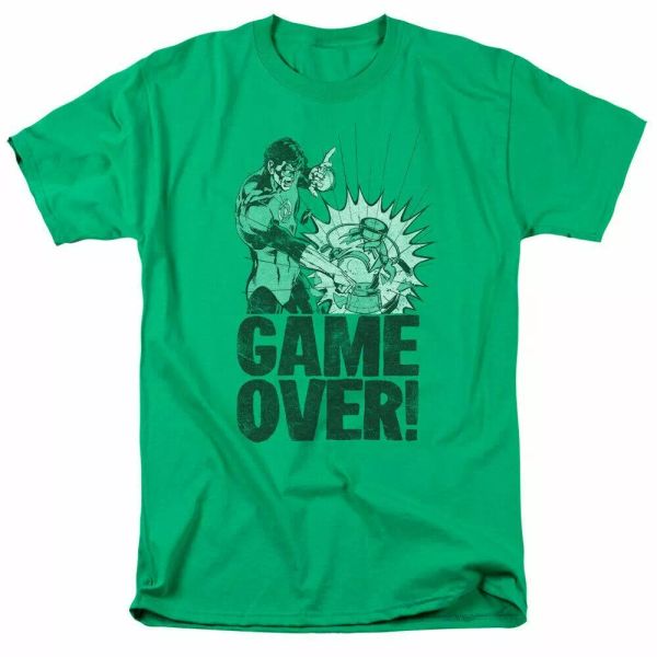 Green Lantern Game Over T Shirt Mens Licensed DC Comics Tee Kelly Green, White;black
Green Lantern Game Over T Shirt Mens Licensed DC Comics Tee Kelly Green, White;black