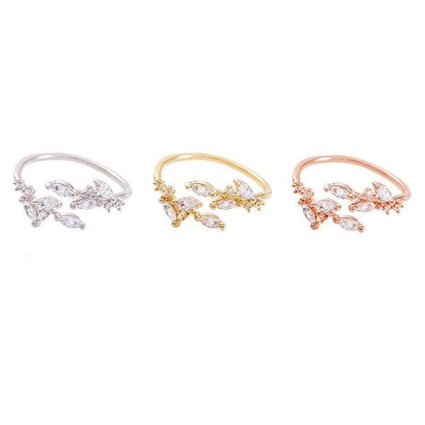 golden japanese and korean style simple leaves zircon opening ring index finger sweet ladies jewelry wedding rings, Slivery;golden
golden japanese and korean style simple leaves zircon opening ring index finger sweet ladies jewelry wedding rings, Slivery;golden