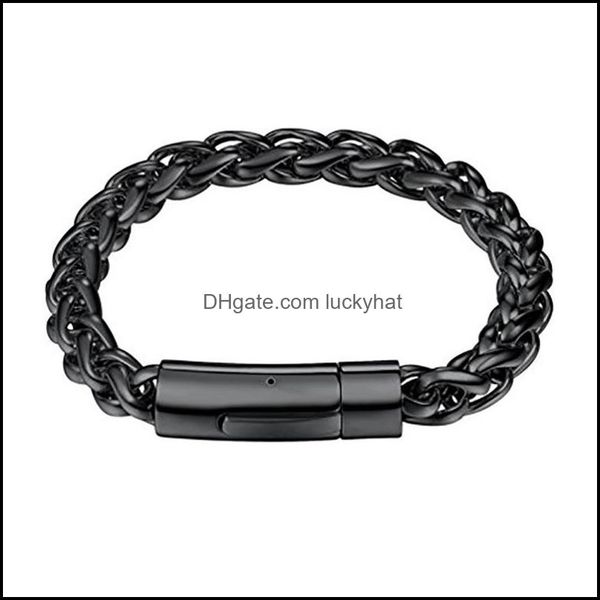 bracelets jewelryblack bracelet men stainless steel keel chain male hip hop rock gold on hand gifts for aessories link drop delivery 2021 w, Black
bracelets jewelryblack bracelet men stainless steel keel chain male hip hop rock gold on hand gifts for aessories link drop delivery 2021 w, Black