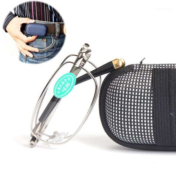 sunglasses mini portable folding reading glasses men women pocket presbyopic glass lens metal full frame with case, White;black
sunglasses mini portable folding reading glasses men women pocket presbyopic glass lens metal full frame with case, White;black