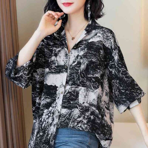 womens and blouses turn down collar print chiffon blouse clothes blusas mujer de moda long sleeve blouse women c799 210426, White
womens and blouses turn down collar print chiffon blouse clothes blusas mujer de moda long sleeve blouse women c799 210426, White