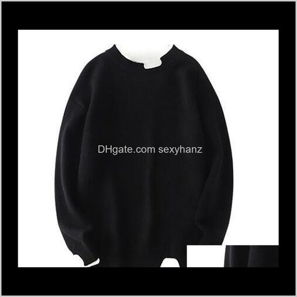 sweaters clothing apparel drop delivery 2021 knitted autumn winter mens double sweater in the collar slim youth bottoming pullovers thick cd, White;black 
sweaters clothing apparel drop delivery 2021 knitted autumn winter mens double sweater in the collar slim youth bottoming pullovers thick cd, White;black