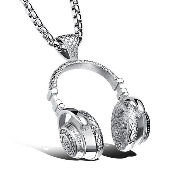 pendant necklaces stainless steel 3d music headphone necklace hip hop headset men women rock gift jewelry, Silver
pendant necklaces stainless steel 3d music headphone necklace hip hop headset men women rock gift jewelry, Silver
