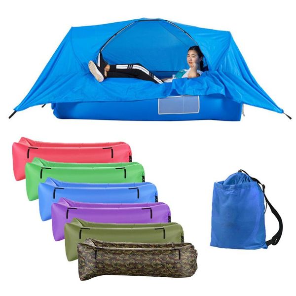 tents and shelters 2-in-1 airbed tent inflatable air sofa with canopy portable outdoor camping suspension bed for backpacking hiking 
tents and shelters 2-in-1 airbed tent inflatable air sofa with canopy portable outdoor camping suspension bed for backpacking hiking