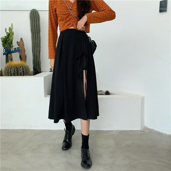 summer 2021 large size irregular black drape mid-length a-line thin side slit skirt women skirts
summer 2021 large size irregular black drape mid-length a-line thin side slit skirt women skirts