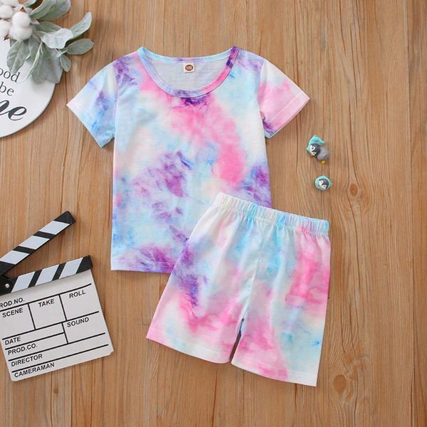 clothing sets baby girl clothes toddler kids girls summer tie-dye short-sleeved shorts set born pour bébés, White
clothing sets baby girl clothes toddler kids girls summer tie-dye short-sleeved shorts set born pour bébés, White