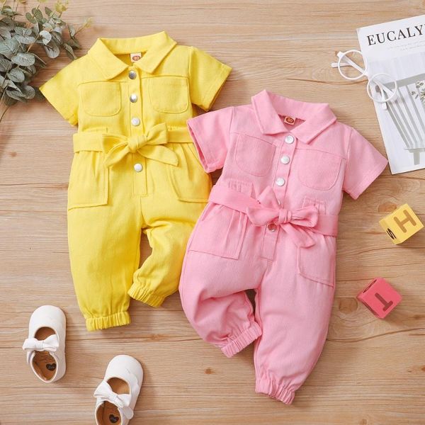 jumpsuits toddler girl jumpsuit romper button pink pocket casual work clothes one piece standing collar short sleeve baby, Blue
jumpsuits toddler girl jumpsuit romper button pink pocket casual work clothes one piece standing collar short sleeve baby, Blue