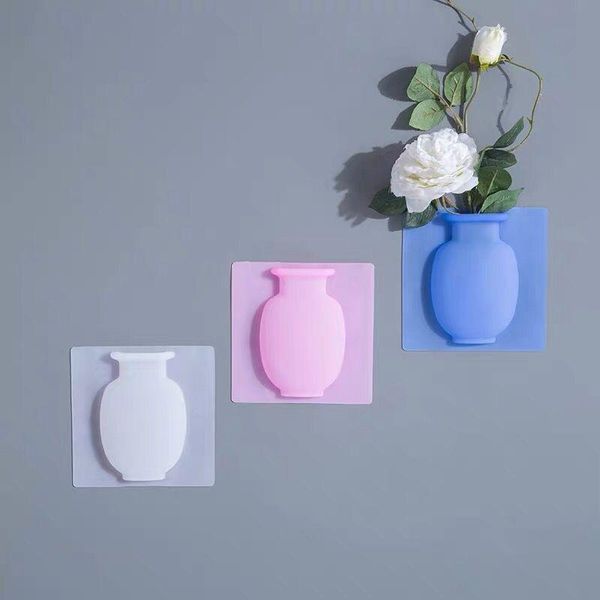 vases home decoration accessories silicone sticky vase stick on the smooth wall glass and fridge magic flower plant
vases home decoration accessories silicone sticky vase stick on the smooth wall glass and fridge magic flower plant