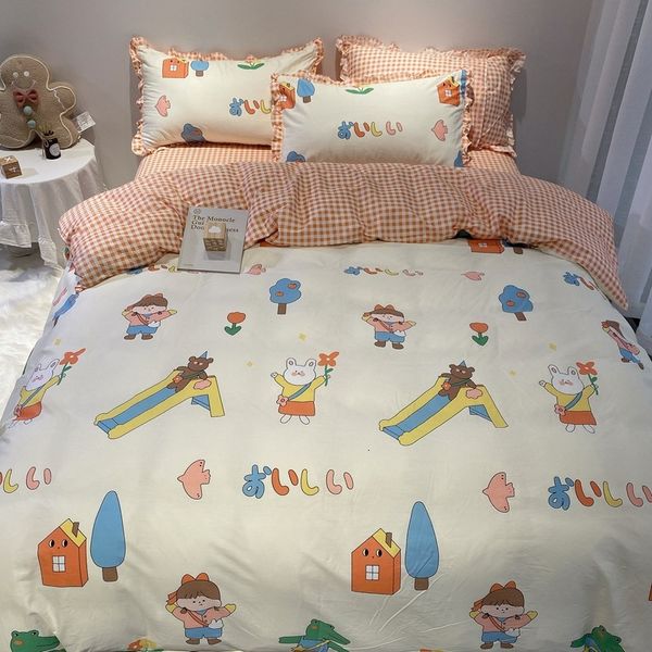 cotton sheet quilt cover star sky ins cotton 4-piece simple bedding 
cotton sheet quilt cover star sky ins cotton 4-piece simple bedding