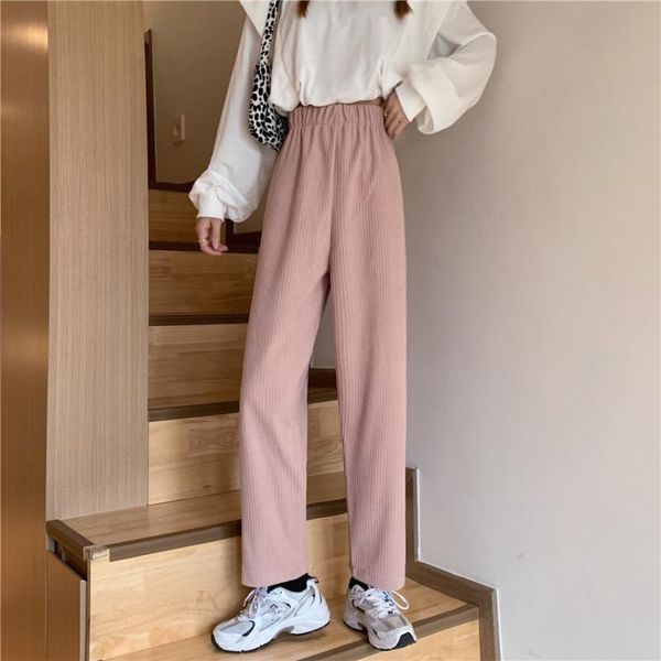 women's pants & capris corduroy wide leg casual children's autumn high waisted loose slim straight tube draping, Black;white
women's pants & capris corduroy wide leg casual children's autumn high waisted loose slim straight tube draping, Black;white