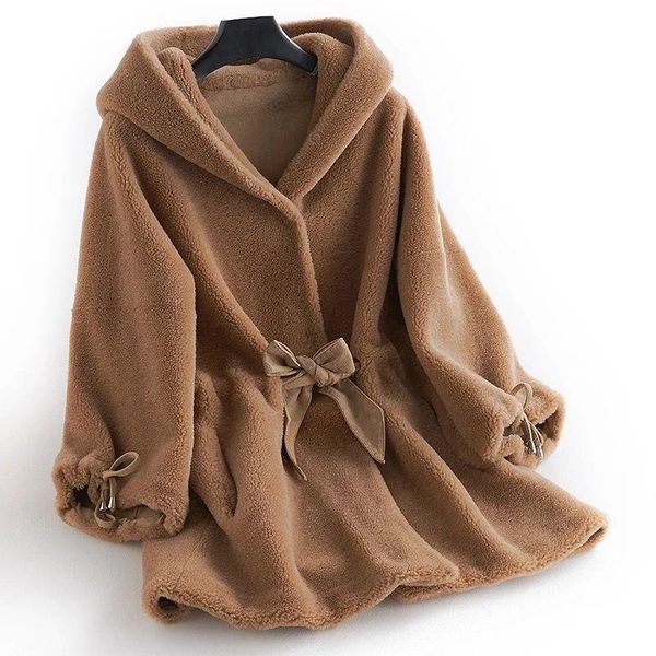 women's fur & faux 2021 european blog ins same style autumn and winter thickened warmth imitation mink hooded short coat women, Black
women's fur & faux 2021 european blog ins same style autumn and winter thickened warmth imitation mink hooded short coat women, Black
