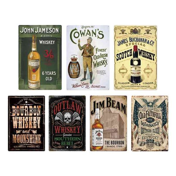 whiskey tin plaque vintage retro wall decor for bar pub club man cave metal signs postera
whiskey tin plaque vintage retro wall decor for bar pub club man cave metal signs postera