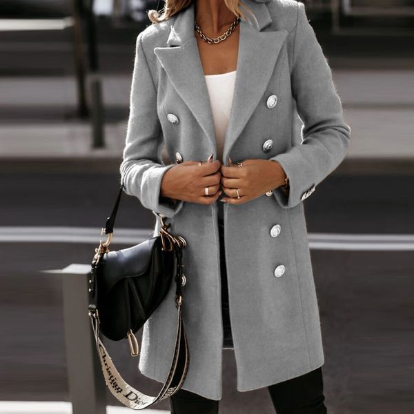 coat elegant women's overcoat, simple casual long wool overcoat with double buttons crew neck, suitable for office ladies in autumn and, Tan;black
coat elegant women's overcoat, simple casual long wool overcoat with double buttons crew neck, suitable for office ladies in autumn and, Tan;black