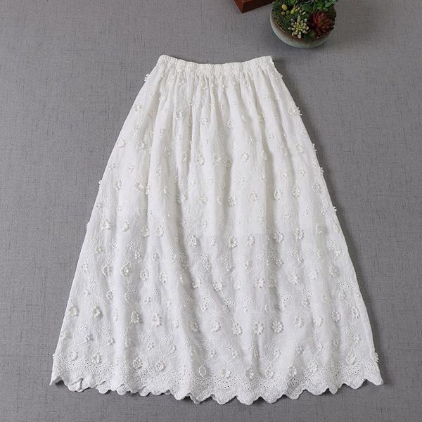 skirts japan style mori girl floral embroidered cotton skirt spring a-line solid color women 07sa, Black
skirts japan style mori girl floral embroidered cotton skirt spring a-line solid color women 07sa, Black