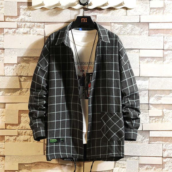 men's polos casual brand classic hip hop plaid shirts long sleeves spring autumn plus oversize 3xm7, White;black
men's polos casual brand classic hip hop plaid shirts long sleeves spring autumn plus oversize 3xm7, White;black