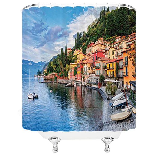 small town village country scenery shower curtain with hook decoration bathroom waterproof bathtub retro curtains
small town village country scenery shower curtain with hook decoration bathroom waterproof bathtub retro curtains