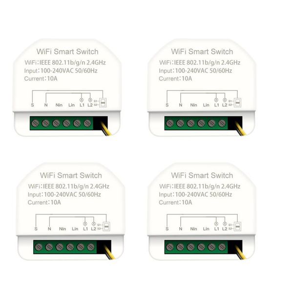 smart home control tuya 10a wifi light switch diy breaker module life/tuya app remote works with alexa google
smart home control tuya 10a wifi light switch diy breaker module life/tuya app remote works with alexa google