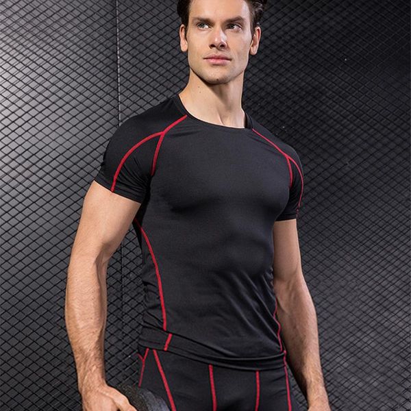 running jerseys compression t-shirt men short sleeve sporting skinny tee shirt male gyms fitness sports t-shirts, Black;blue
running jerseys compression t-shirt men short sleeve sporting skinny tee shirt male gyms fitness sports t-shirts, Black;blue