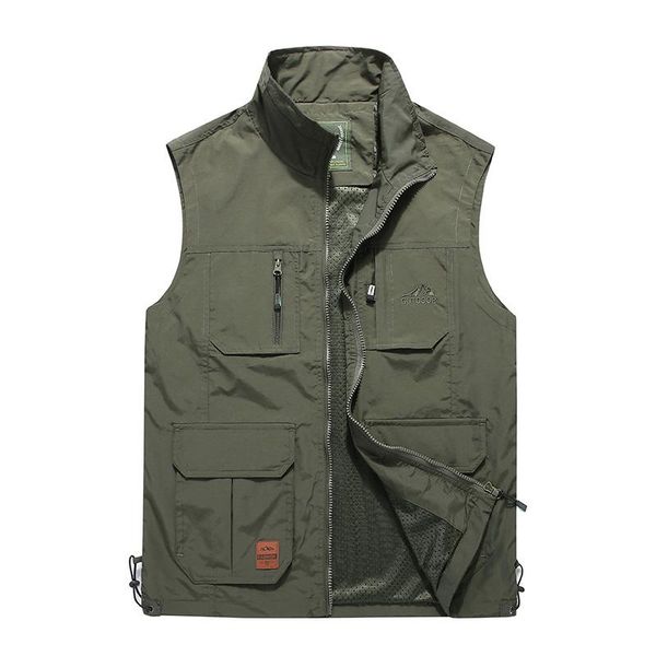 men's vests vest outdoor casual sports jacket spring and autumn stand-up collar waistcoat fashion, Black;white
men's vests vest outdoor casual sports jacket spring and autumn stand-up collar waistcoat fashion, Black;white